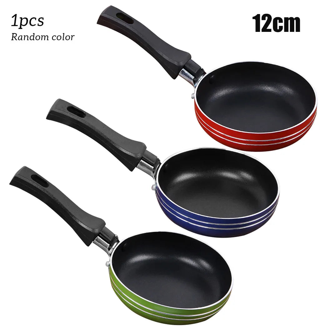 Mini Non-Stick Frying Pan – 12cm/14cm/16cm Stainless Steel Frypan for Eggs, Snacks & Single Servings