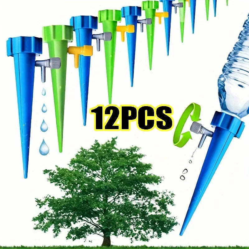 Adjustable Automatic Drip Irrigation System – Self Watering Device for Plants & Gardens