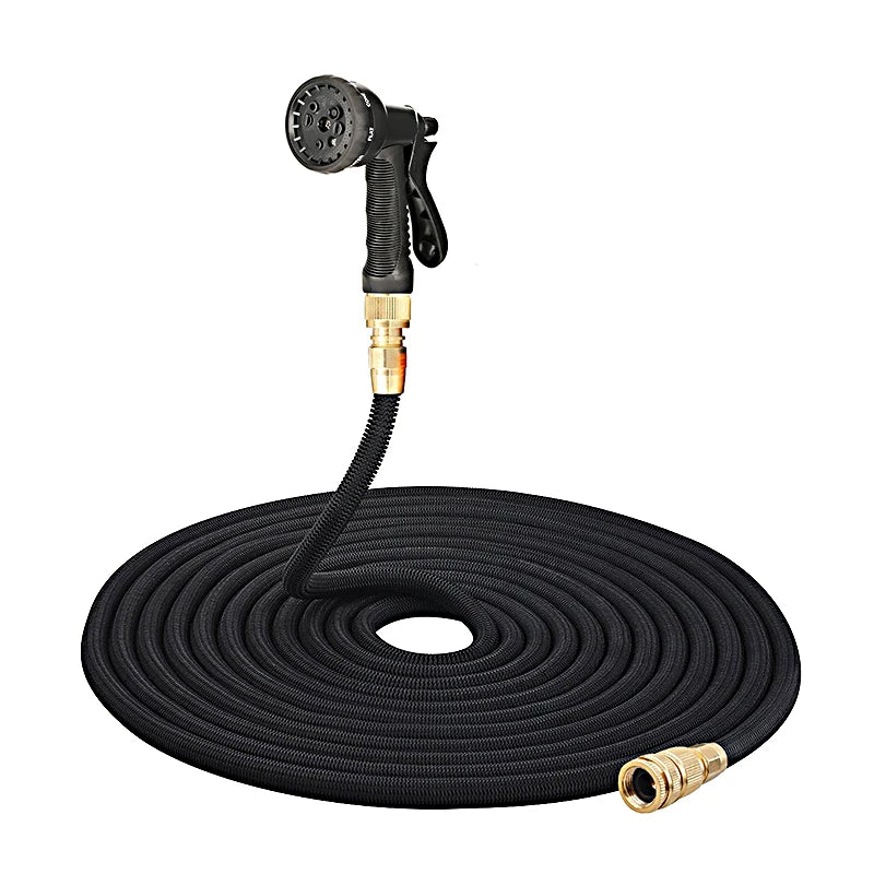 Expandable Garden Hose with Spray Nozzle – Flexible Water Pipe for Lawn, Plants & Car Wash (5M–30M)
