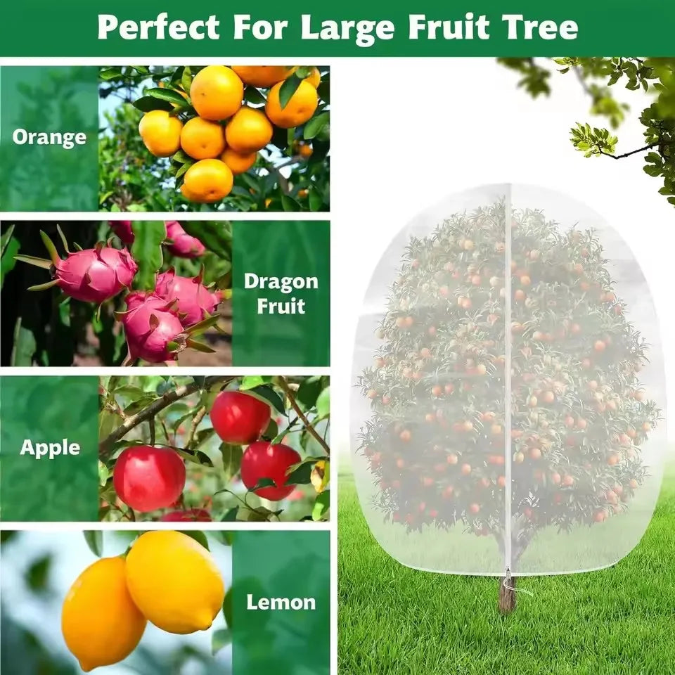 60-300cm Plant Protection Cover Large Fruits Tree Netting Cover Large Fruit Tree Plant Bunching Dust Netting insect - proof net
