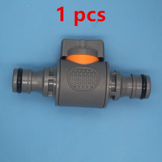 1/2/3Pcs Plastic Garden Hose Quick Connect Valve Set - Universal Thread Ball Valve Switch for Car Wash and Pipe Repair
