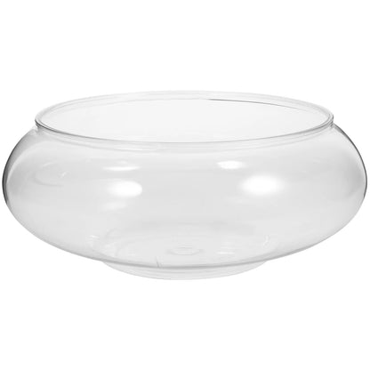 2800ml Transparent Plastic Fish Tank – Desktop Terrarium & Mini Aquarium Bowl