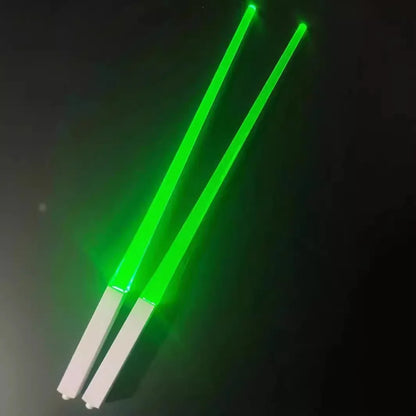 1Pair LED Luminous Chopsticks Light Up Dinning Party Tableware Multicolor Kitchen Accessories Led Stick Kitchenware Idea Product