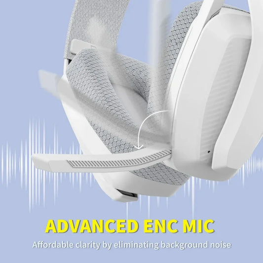BINNUNE BW06 Wireless Gaming Headset – Bluetooth & 2.4GHz Audio with Mic for PS5, PC, Mac & More