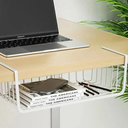 Large Capacity Hanging Net Basket – Iron Wall-Mounted Storage Rack for Kitchen & Wardrobe