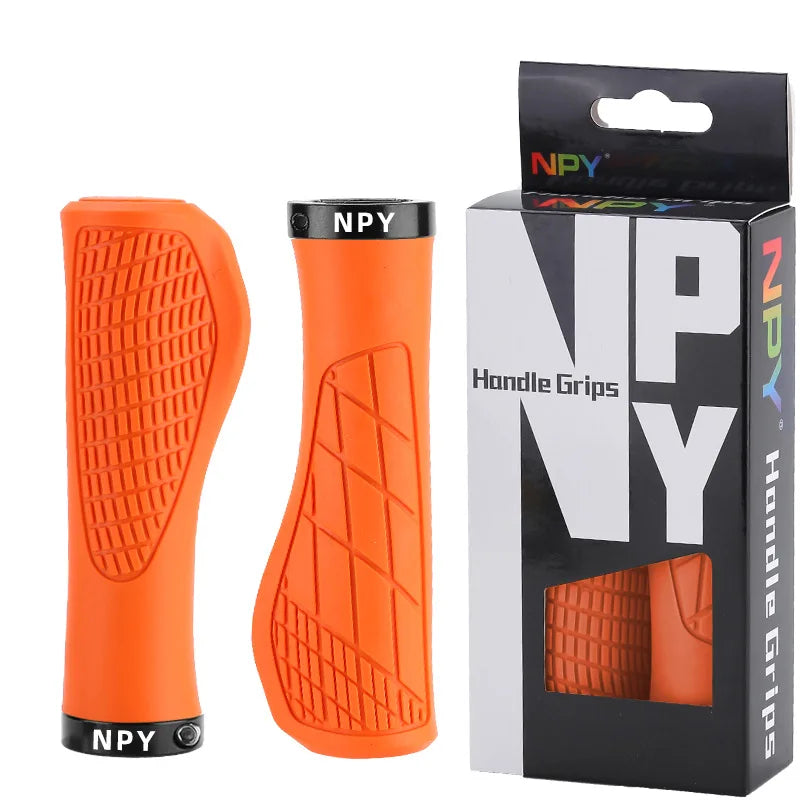 Lock-On Bicycle Handlebar Grips – Non-Slip Soft Rubber MTB Grips for 22.2mm Bars