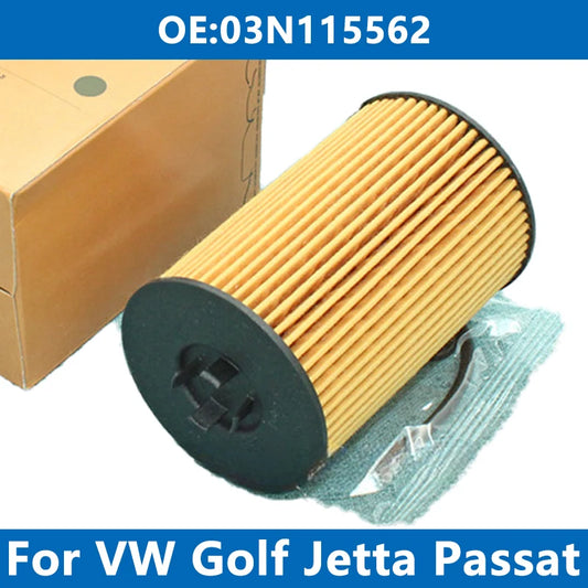 1/6/10PCS Car Oil Filter 03N115562 For VW Golf VII JETTA IV Passat B8 Tiguan SHARAN CADDY CRAFTER SKODA Octavia SEAT 1.6 2.0TDI