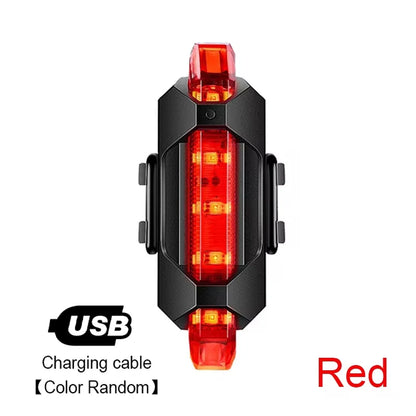 Bike Light Set Front and Rear – USB Rechargeable Bicycle Safety Lights with 3 Modes