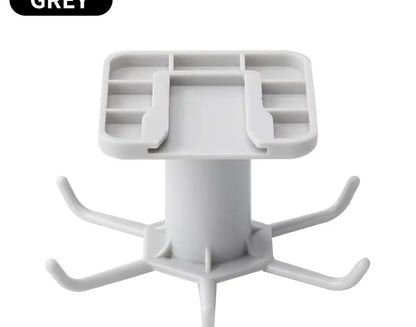 Rotating Kitchen Hooks Storage Rack – No-Punch Wall-Mounted Multifunctional Organizer for Kitchenware