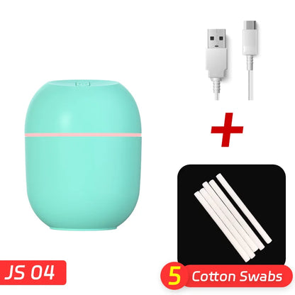 مرطب هواء محمول يعمل بمنفذ USB على شكل قطرة ماء – بخاخ رذاذ منزلي صغير الحجم للاستخدام المكتبي