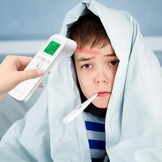 Medical No-Touch Forehead Thermometer – Infrared Digital Temperature Gauge for Adults & Kids Fever Detection
