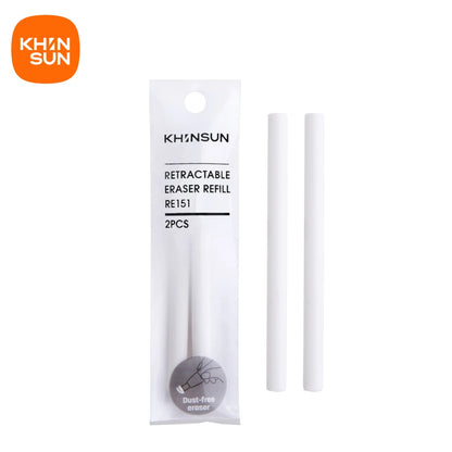 ممحاة قلم رصاص قابلة للسحب من KHINSUN - ممحاة مطاطية على شكل قلم لدقة ونظافة فائقة