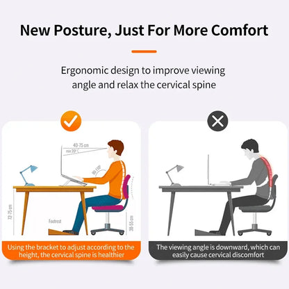 حامل شاشة كمبيوتر محمول قابل للطي، حامل كمبيوتر محمول قابل للتعديل، مناسب لملحقات قاعدة توصيل الأجهزة اللوحية صغيرة الحجم