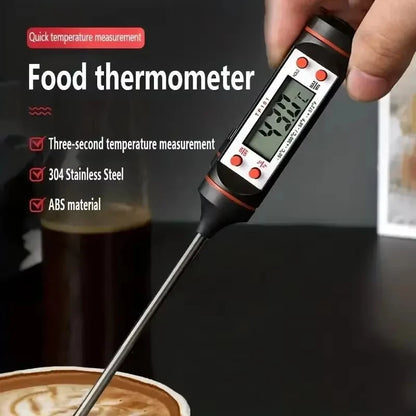 Kitchen Digital Food Thermometer – Electronic Probe for Meat, Grill, BBQ & Baking