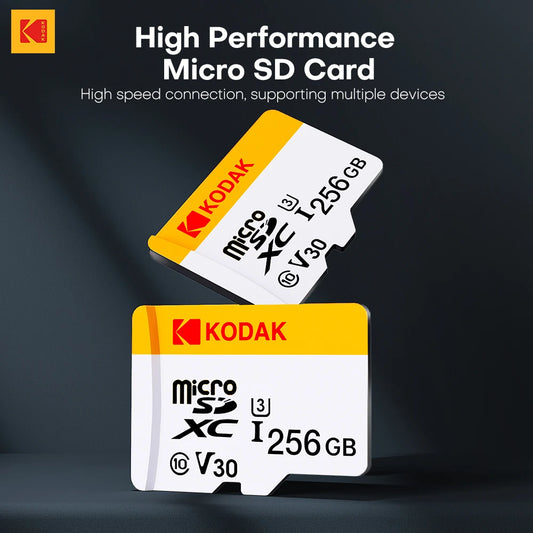 Kodak Original Micro SD Memory Card – 32GB, 64GB, 128GB, 256GB SD/TF Flash Memory Card for Mobile Phones, Cameras & Devices