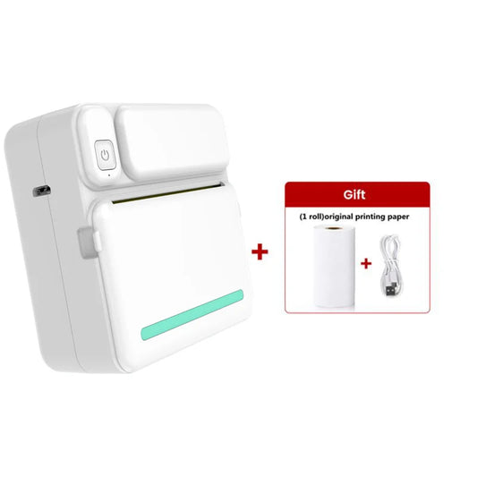 C19 MINI Portable Thermal Printer – Wireless Bluetooth Photo & Label Printer for Android & iOS, 58mm Printing