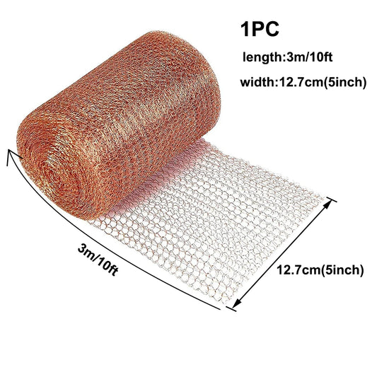 1~15M Copper Wire Mesh Signal Shielding Net Anti-Snail Copper Wire Net Pest & Rodent Net Copper Mesh Decor Garden Net SoffitMesh