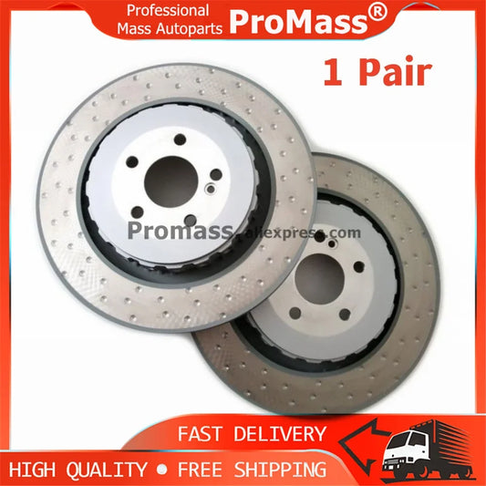 New 2214230812 A2214230812 Brake Rotor Disc for Mercedes-Benz AMG S63 S65 CL63 CL65 W221 Rear Brake Disc