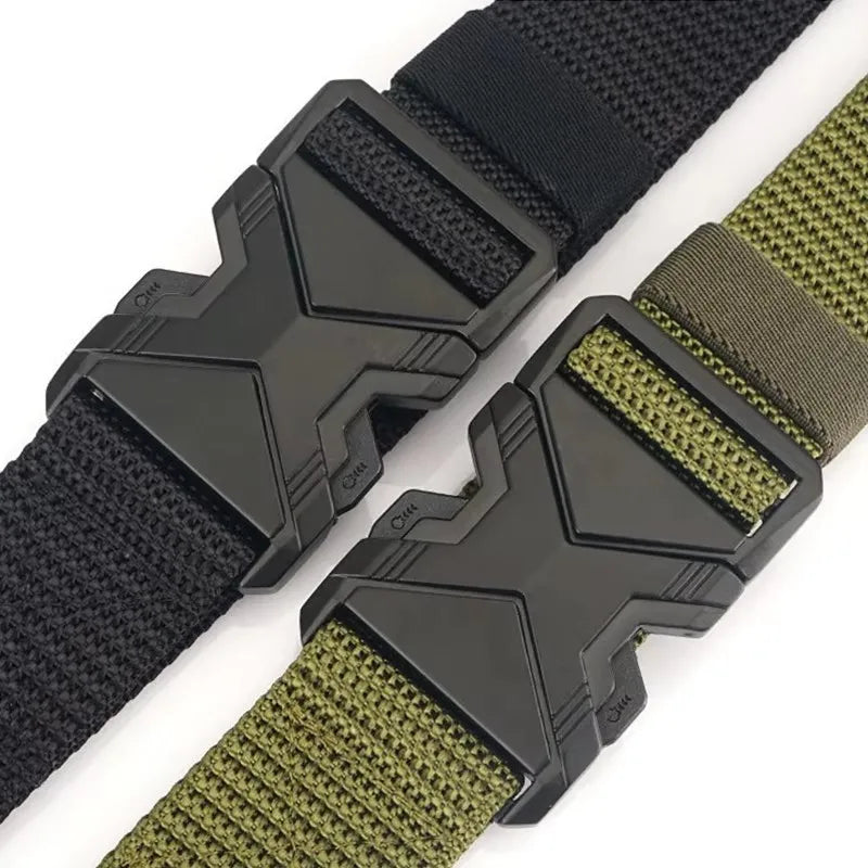 Men’s Tactical Sports Belt – Adjustable Quick Release Belt for Outdoor Training, Hiking & Mountaineering