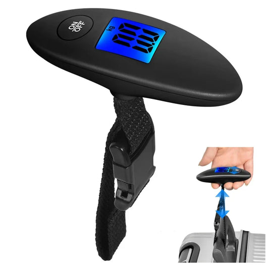Portable Digital Luggage Scale – 40kg/100g Travel Hanging Scale with LCD Display & Strap