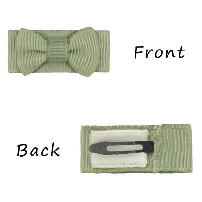 مجموعة مشابك شعر للأطفال مكونة من 20 قطعة - دبابيس شعر ناعمة من الزغب لحديثي الولادة، إكسسوارات شعر أميرات آمنة للفتيات