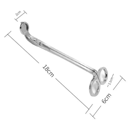 مقص فتائل الشموع المصنوع من الفولاذ المقاوم للصدأ – مقص محمول للعناية بالشموع