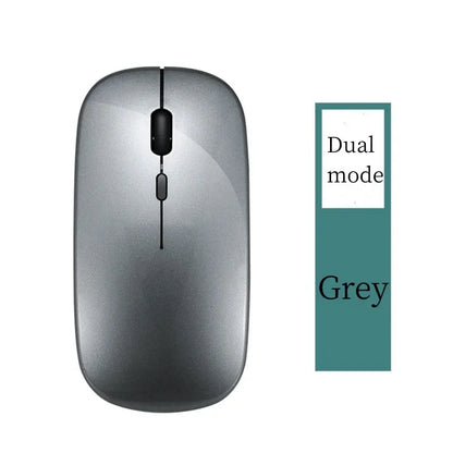 ماوس لاسلكي جديد بتقنية بلوتوث، ماوس بصري قابل لإعادة الشحن عبر منفذ USB، مناسب لأجهزة الكمبيوتر المحمولة والمكتبية وأجهزة ماك بوك، ماوس ألعاب، بتردد 2.4 جيجاهرتز ودقة 1600 نقطة في البوصة 