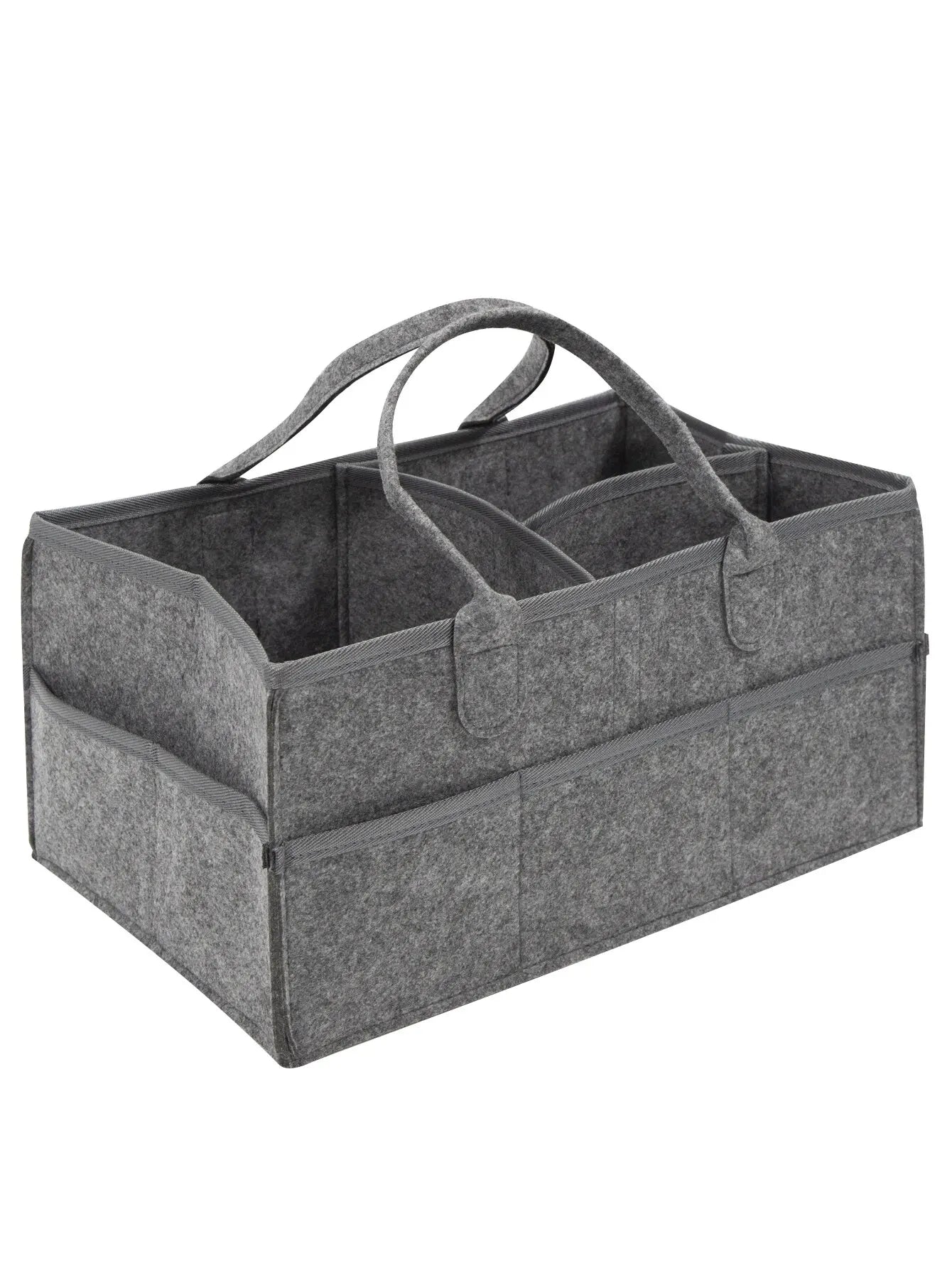 حقيبة حمل لتنظيم عربة الأطفال - حقيبة تخزين حفاضات قابلة للطي ومحمولة مع تصميم معلق للأمهات 