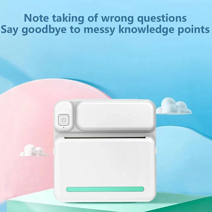 C19 MINI Portable Thermal Printer – Wireless Bluetooth Photo & Label Printer for Android & iOS, 58mm Printing