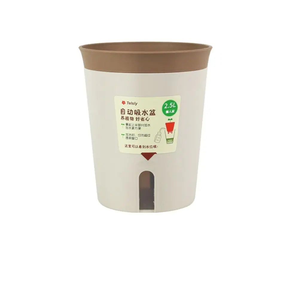 وعاء زراعة ذاتي الري، وعاء زهور بلاستيكي للزراعة المائية، ديكور مكتبي، وعاء زهور ذاتي الامتصاص، ديكور سطح المكتب، غرفة المعيشة 