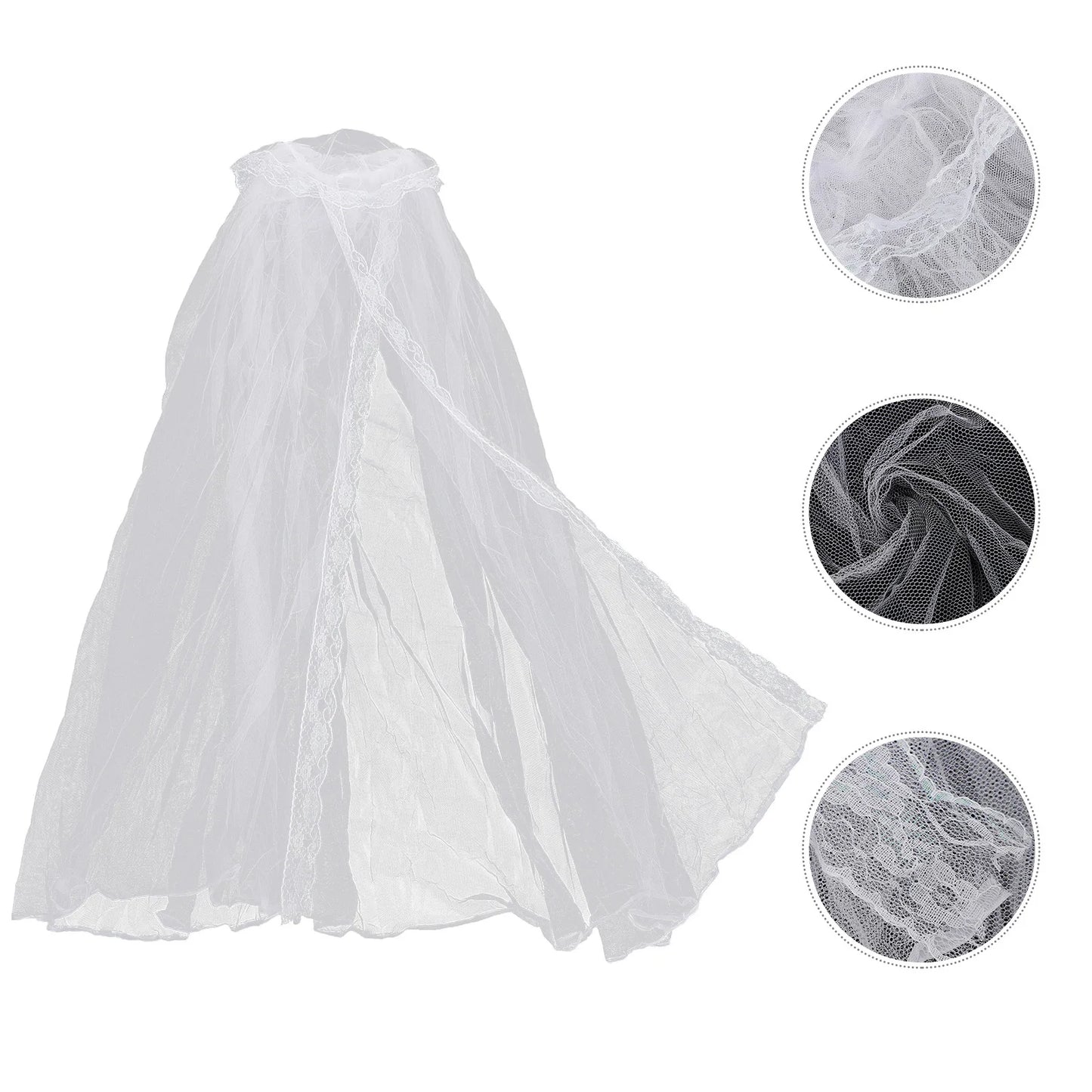 ناموسية سرير أطفال قابلة للطي على شكل قبة، شبكة واقية جيدة التهوية لسرير الأطفال الرضع وغرفة الأطفال. 