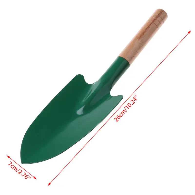 Wooden‑Handle Reinforced Shovel – Sturdy Planting Tool for Loose Soil & Perennials