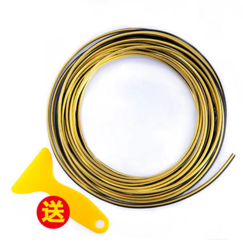 Car styling caulking decorative strip for Volkswagen VW golf mk5 golf mk3 polo 9n 6r 6n scirocco tiguan 2019