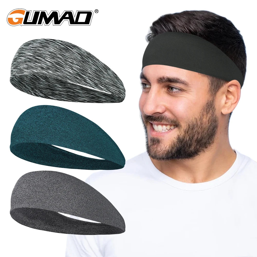 Fashion Sweatband Sport Headband – Elastic Hairband for Running, Fitness, Yoga & More