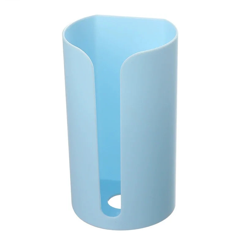 Kitchen Storage Plastic Box with Removable Garbage Bag – Wall-Mounted Organizer for Trash & Recycling