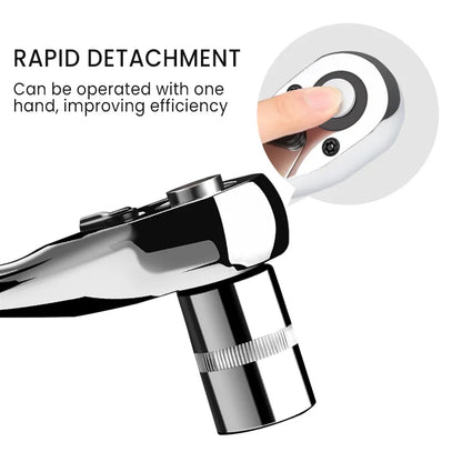 AIRAJ 12PCS Ratchet Wrench Set – Chrome Vanadium Steel Socket Tools for Automotive Repair & DIY Projects