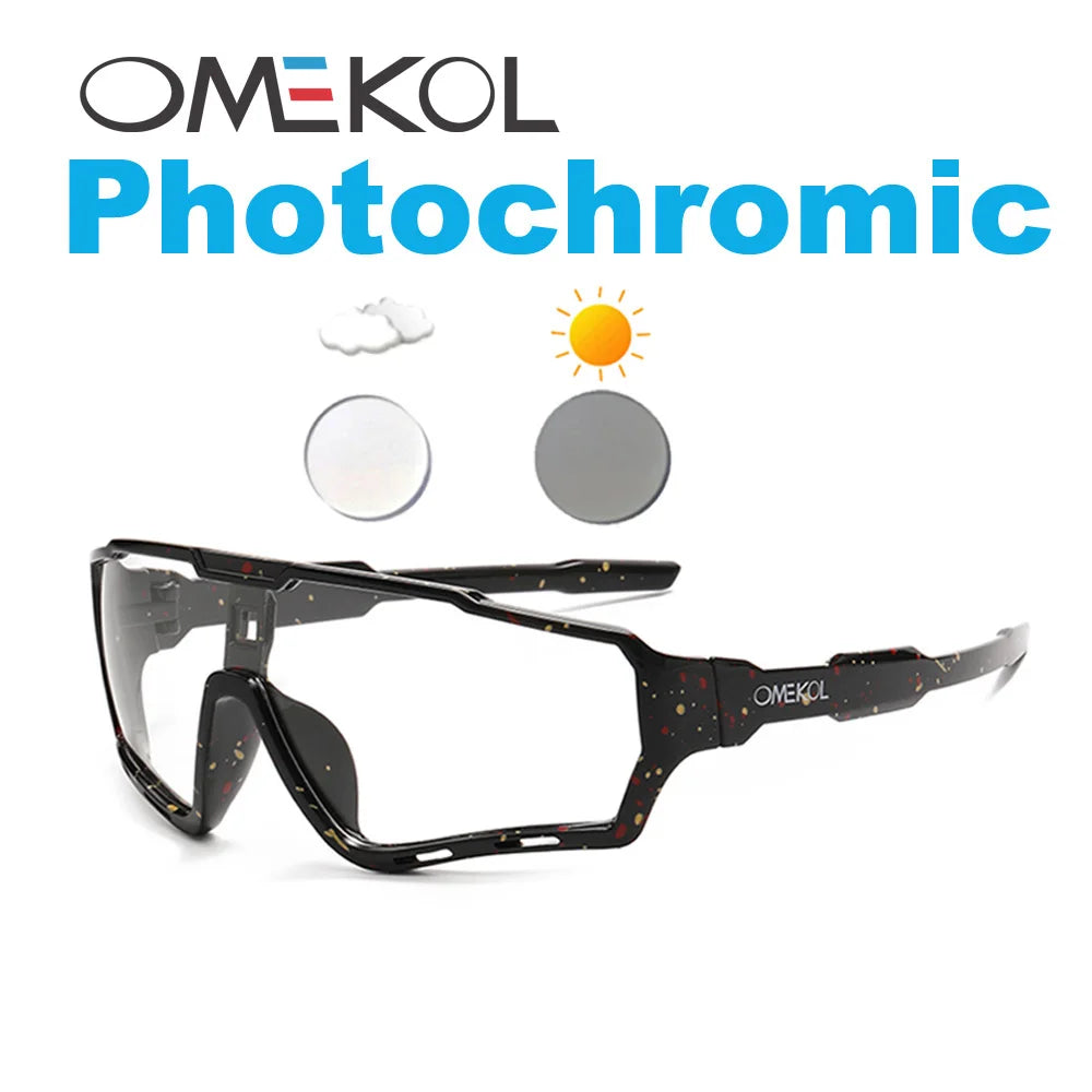 Brand New Photochromic MTB Bicycle Eyewear – Men & Women Cycling Sports Sunglasses