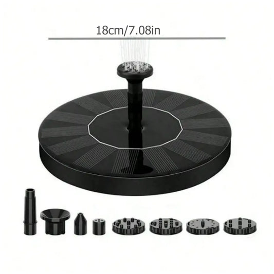 Solar Water Fountain Pool Pond Waterfall Fountain Garden Supplies Decoration Outdoor New Mini Solar Powered Fountain Bird Baths