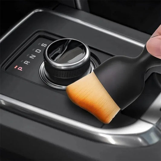 2 Pcs Car Interior Dust Sweeping Soft Brush Set – Compact Keyboard & Gap Cleaner