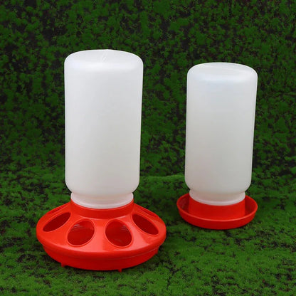 Poultry Feeder & Waterer Bucket – Thickened Automatic Dispenser for Chickens & Birds