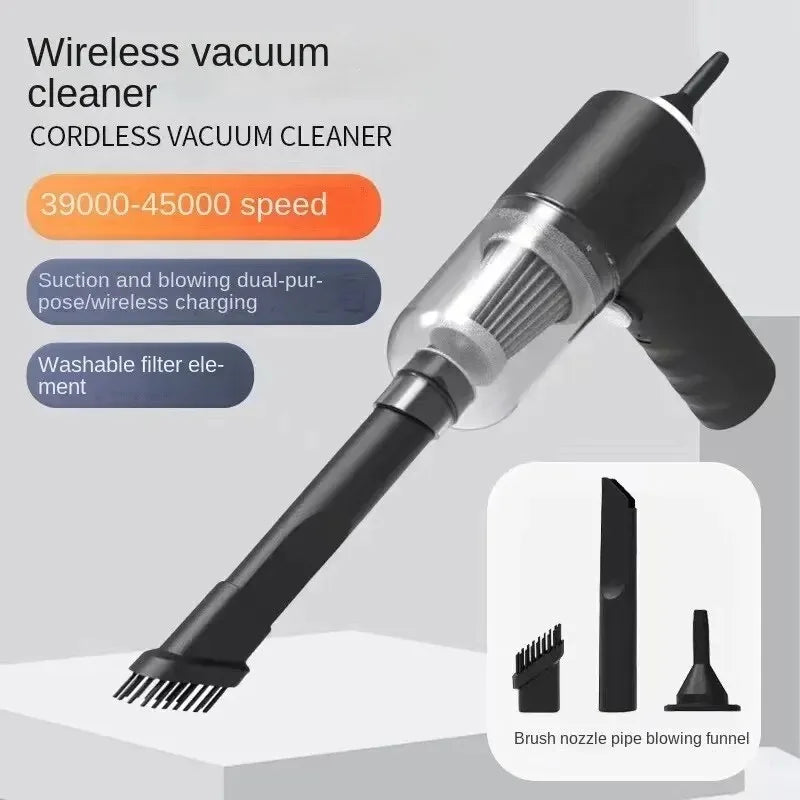 Portable Car Vacuum Cleaner – Wireless Handheld Pump for Car Interior, Household Cleaning & Dust Removal