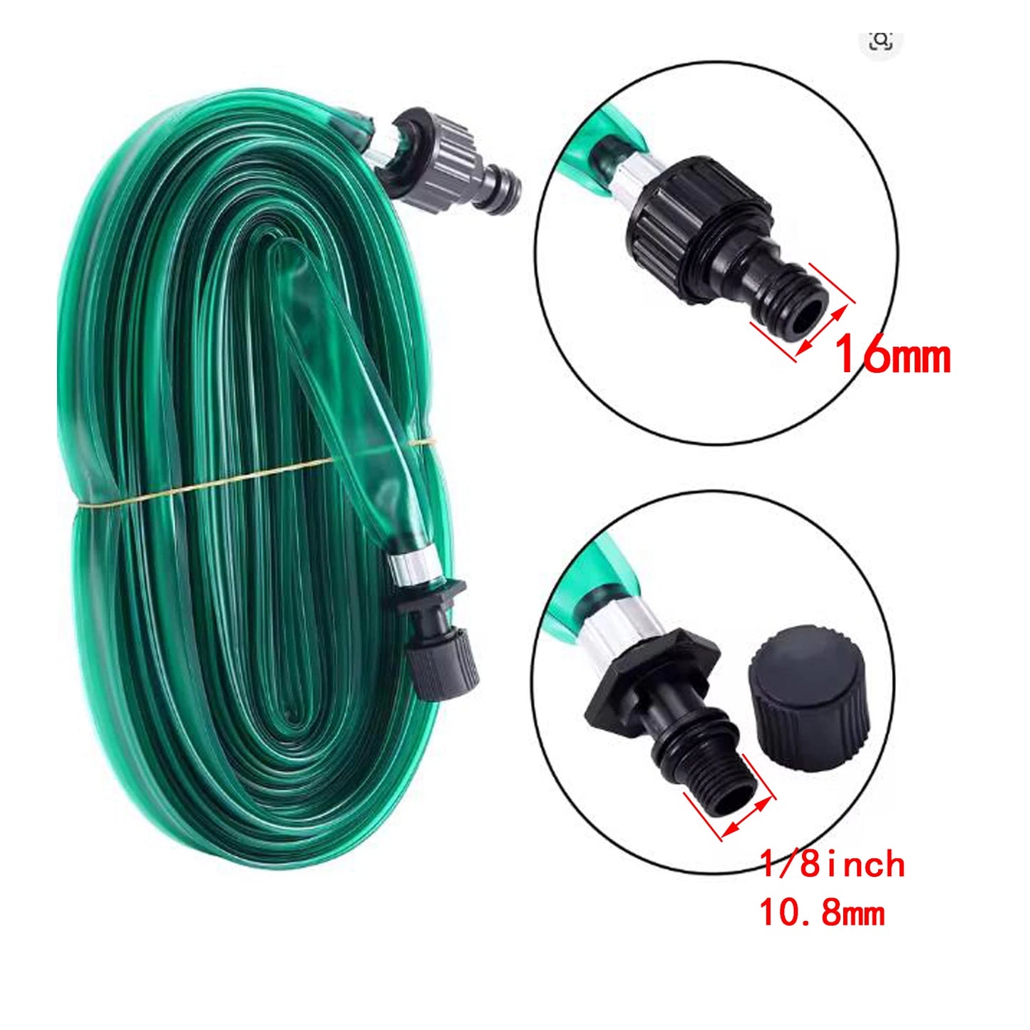 Sprinkler Soaker Hose – Flexible Drip Hose Irrigation Set for Lawn & Garden