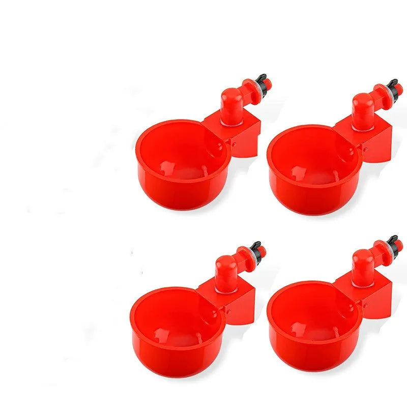 20PCS Chicken Drinking Cups – Automatic Poultry Water Feeder for Chicks, Ducks & Quails