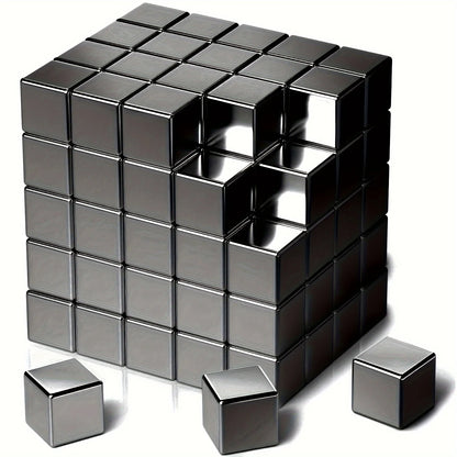 Square Magnets with Great Pull Force – Ideal for Fridge, Garage, Kitchen, Science Projects, Craft, Office & Easter Decor