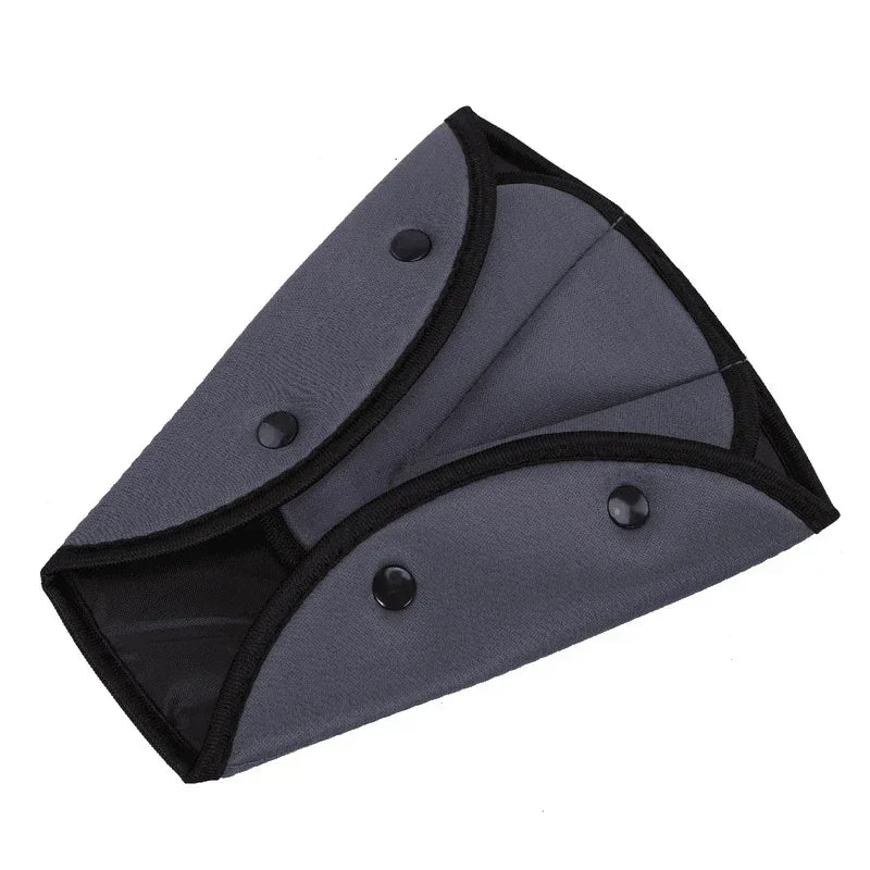 مشبك حزام أمان مثلث قابل للتعديل لمقعد السيارة - وسادة تثبيت حزام الأمان للأطفال