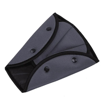 مشبك حزام أمان مثلث قابل للتعديل لمقعد السيارة - وسادة تثبيت حزام الأمان للأطفال