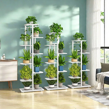 Iron Plant Stand – 4/5/6-Layer Multi-Tier Flower Shelf Rack Organizer