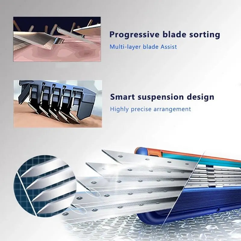 مشط حلاقة واحد لتصفيف الشعر المتدرج - أداة تصفيف شعر مسطحة مقاومة للحرارة للرجال