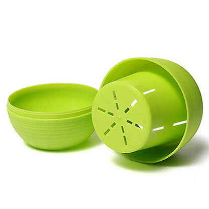 Mini Resin Succulent Pot – 2-Layer Drain Hole Planter for Desk & Garden Decor