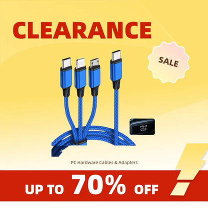 Clearance_Type-c Three-in-one Charging Line PD One-minute Three-vehicle Fast Charging Line_Continuous updates